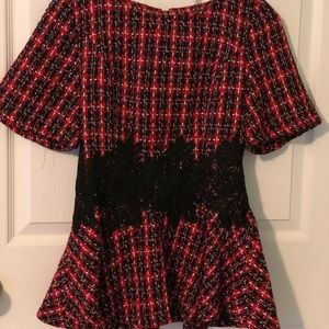 Say adorable tweed top!